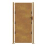 Puerta de jardín acero corten 105x180 cm de vidaXL, Puertas de jardín - Ref: Foro24-153206, Precio: 290,84 €, Descuento: %