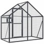 Anthrazitgraues Vogelhaus aus Aluminium 179x100x185 m von vidaXL, Füße und Vogelkäfige - Ref: Foro24-152260, Preis: 263,55 €,...