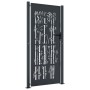 Puerta de jardín acero gris antracita diseño bambú 105x205 cm de vidaXL, Puertas de jardín - Ref: Foro24-153183, Precio: 323,...