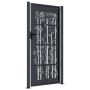 Puerta de jardín acero gris antracita diseño bambú 105x205 cm de vidaXL, Puertas de jardín - Ref: Foro24-153183, Precio: 323,...