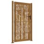 Puerta de jardín acero corten diseño bambú 105x180 cm de vidaXL, Puertas de jardín - Ref: Foro24-153242, Precio: 302,89 €, De...