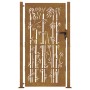 Puerta de jardín acero corten diseño bambú 105x180 cm de vidaXL, Puertas de jardín - Ref: Foro24-153242, Precio: 302,89 €, De...