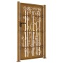 Puerta de jardín acero corten diseño bambú 105x180 cm de vidaXL, Puertas de jardín - Ref: Foro24-153242, Precio: 302,89 €, De...