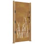 Puerta de jardín acero corten diseño hierba 105x180 cm de vidaXL, Puertas de jardín - Ref: Foro24-153176, Precio: 304,93 €, D...