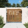 Puerta de jardín acero corten diseño bambú 85x75 cm de vidaXL, Puertas de jardín - Ref: Foro24-153232, Precio: 119,99 €, Desc...