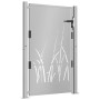 Puerta de jardín acero corten diseño hierba 105x155 cm de vidaXL, Puertas de jardín - Ref: Foro24-153175, Precio: 256,52 €, D...