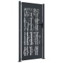 Puerta de jardín acero gris antracita diseño bambú 105x180 cm de vidaXL, Puertas de jardín - Ref: Foro24-153182, Precio: 309,...