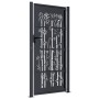 Puerta de jardín acero gris antracita diseño bambú 105x180 cm de vidaXL, Puertas de jardín - Ref: Foro24-153182, Precio: 309,...