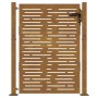 Puerta de jardín acero corten diseño cuadrado 105x155 cm de vidaXL, Puertas de jardín - Ref: Foro24-153253, Precio: 285,05 €,...