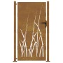 Puerta de jardín acero corten diseño hierba 105x180 cm de vidaXL, Puertas de jardín - Ref: Foro24-153230, Precio: 288,99 €, D...