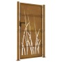 Puerta de jardín acero corten diseño hierba 105x180 cm de vidaXL, Puertas de jardín - Ref: Foro24-153230, Precio: 288,99 €, D...