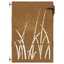 Puerta de jardín acero corten diseño hierba 85x125 cm de vidaXL, Puertas de jardín - Ref: Foro24-153222, Precio: 159,91 €, De...