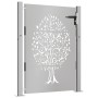 Puerta de jardín acero corten diseño árbol 105x130 cm de vidaXL, Puertas de jardín - Ref: Foro24-153216, Precio: 210,37 €, De...