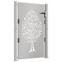 Puerta de jardín acero corten diseño árbol 105x155 cm de vidaXL, Puertas de jardín - Ref: Foro24-153163, Precio: 241,64 €, De...