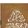 Puerta de jardín acero corten diseño árbol 105x155 cm de vidaXL, Puertas de jardín - Ref: Foro24-153163, Precio: 241,64 €, De...