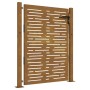 Puerta de jardín acero corten diseño cuadrado 105x130 cm de vidaXL, Puertas de jardín - Ref: Foro24-153252, Precio: 206,99 €,...