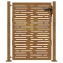 Puerta de jardín acero corten diseño cuadrado 105x130 cm de vidaXL, Puertas de jardín - Ref: Foro24-153252, Precio: 206,99 €,...