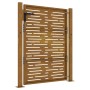 Puerta de jardín acero corten diseño cuadrado 105x130 cm de vidaXL, Puertas de jardín - Ref: Foro24-153252, Precio: 206,99 €,...