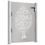 Puerta de jardín acero corten diseño árbol 105x155 cm de vidaXL, Puertas de jardín - Ref: Foro24-153217, Precio: 226,34 €, De...