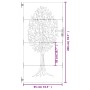 Puerta de jardín acero corten diseño árbol 85x200 cm de vidaXL, Puertas de jardín - Ref: Foro24-153213, Precio: 219,34 €, Des...