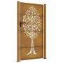 Puerta de jardín acero corten diseño árbol 105x180 cm de vidaXL, Puertas de jardín - Ref: Foro24-153218, Precio: 253,99 €, De...