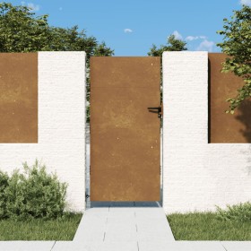 Puerta de jardín acero corten 85x175 cm de vidaXL, Puertas de jardín - Ref: Foro24-153260, Precio: 228,99 €, Descuento: %