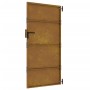 Puerta de jardín acero corten 85x175 cm de vidaXL, Puertas de jardín - Ref: Foro24-153260, Precio: 228,99 €, Descuento: %