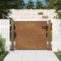 Puerta de jardín acero corten 105x105 cm de vidaXL, Puertas de jardín - Ref: Foro24-153203, Precio: 166,77 €, Descuento: %