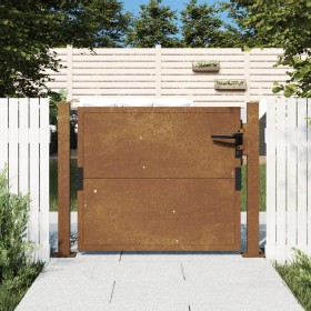 Corten steel garden gate 105x105 cm by vidaXL, garden gates - Ref: Foro24-153203, Price: 166,99 €, Discount: %