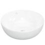 Lavabo redondo cerámica blanco 44x17 cm de vidaXL, Lavabos - Ref: Foro24-153342, Precio: 65,87 €, Descuento: %