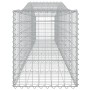 Galvanized iron arch-shaped gabion basket 400x50x60/80 cm by vidaXL, Pots and planters - Ref: Foro24-153413, Price: 91,40 €, ...