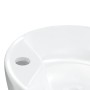 Lavabo redondo de cerámica blanco 40x14,5 cm de vidaXL, Lavabos - Ref: Foro24-153339, Precio: 61,99 €, Descuento: %