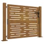 Puerta de jardín acero corten diseño cuadrado 105x80 cm de vidaXL, Puertas de jardín - Ref: Foro24-153250, Precio: 147,99 €, ...