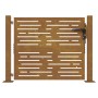 Puerta de jardín acero corten diseño cuadrado 105x80 cm de vidaXL, Puertas de jardín - Ref: Foro24-153250, Precio: 147,99 €, ...