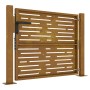 Puerta de jardín acero corten diseño cuadrado 105x80 cm de vidaXL, Puertas de jardín - Ref: Foro24-153250, Precio: 147,99 €, ...