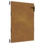 Puerta de jardín acero corten 85x150 cm de vidaXL, Puertas de jardín - Ref: Foro24-153259, Precio: 198,99 €, Descuento: %