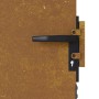 Puerta de jardín acero corten 85x150 cm de vidaXL, Puertas de jardín - Ref: Foro24-153259, Precio: 198,99 €, Descuento: %