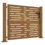 Puerta de jardín acero corten diseño cuadrado 105x105 cm de vidaXL, Puertas de jardín - Ref: Foro24-153251, Precio: 183,94 €,...