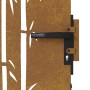 Puerta de jardín acero corten diseño bambú 85x175 cm de vidaXL, Puertas de jardín - Ref: Foro24-153236, Precio: 230,99 €, Des...