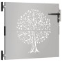 Puerta de jardín acero corten diseño árbol 85x100 cm de vidaXL, Puertas de jardín - Ref: Foro24-153209, Precio: 169,68 €, Des...