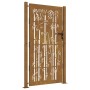 Puerta de jardín acero corten diseño bambú 105x205 cm de vidaXL, Puertas de jardín - Ref: Foro24-153243, Precio: 344,80 €, De...