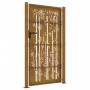 Puerta de jardín acero corten diseño bambú 105x205 cm de vidaXL, Puertas de jardín - Ref: Foro24-153243, Precio: 344,80 €, De...