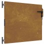 Puerta de jardín acero corten 85x75 cm de vidaXL, Puertas de jardín - Ref: Foro24-153256, Precio: 103,19 €, Descuento: %