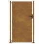 Puerta de jardín acero corten 105x180 cm de vidaXL, Puertas de jardín - Ref: Foro24-153266, Precio: 287,31 €, Descuento: %