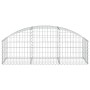 Galvanized iron arch-shaped gabion basket 150x50x40/60 cm by vidaXL, Pots and planters - Ref: Foro24-153452, Price: 34,96 €, ...