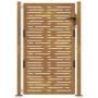 Puerta de jardín acero corten diseño cuadrado 105x130 cm de vidaXL, Puertas de jardín - Ref: Foro24-153198, Precio: 229,25 €,...