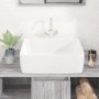 Lavabo rectangular de cerámica blanco 48x37x13 cm de vidaXL, Lavabos - Ref: Foro24-153338, Precio: 56,08 €, Descuento: %