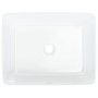 Lavabo rectangular de cerámica blanco 48x37x13 cm de vidaXL, Lavabos - Ref: Foro24-153338, Precio: 56,08 €, Descuento: %