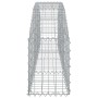 Galvanized iron arch-shaped gabion basket 200x30x40/60 cm by vidaXL, Pots and planters - Ref: Foro24-153462, Price: 51,01 €, ...