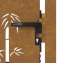 Puerta de jardín acero corten diseño bambú 105x155 cm de vidaXL, Puertas de jardín - Ref: Foro24-153241, Precio: 259,91 €, De...